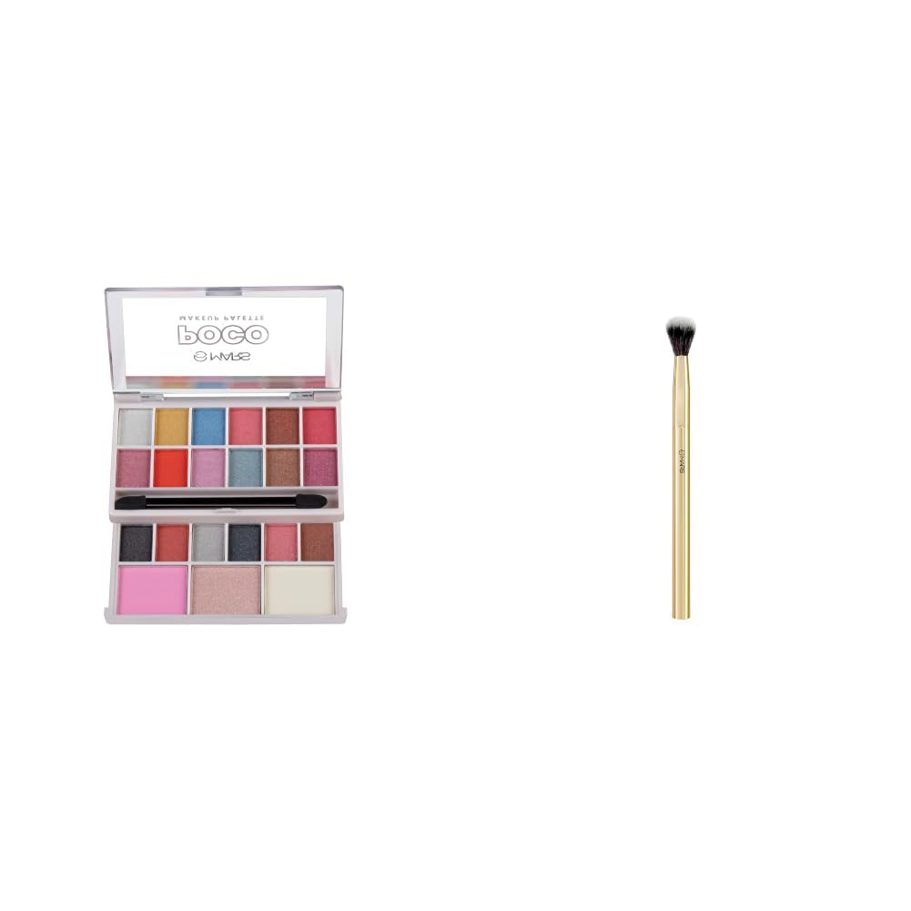 MARS Poco Face Makeup and eyeshadow Palette with Slider Case MARS Artists Arsenal Professional Big Blending Eyeshadow make up Brush-image-31