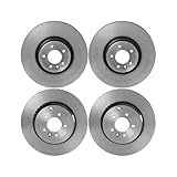 YCQTaoBao Front Rear Brake Rotor 4PC Replaces LR016176 Compatible with Land Rover Range Rover Sport 2010