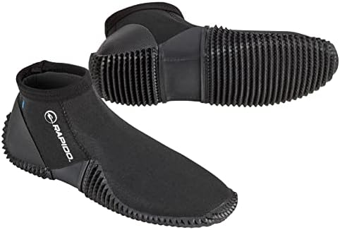 Dacor P-496583-10 2.5mm Short Dive Boots, Black Dacor, Mens 10 / Womens 11