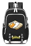 Gumstyle Gudetama Anime Multifunction Schoolbag Travel Bag Laptop Backpack with USB Charging Port...