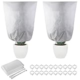 CUBIERTA ANTICONGELANTE DIMENSIONES PARA PLANTAS -120 x 180 cm, El tamaño es suficiente para cubrir la mayor parte de las ramas de la planta. Con plantas pequeñas, no te preocupes por ser demasiado grandes, puedes cubrir más plantas con esta bolsa anticongelante.