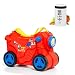 Valigia per bambini molto smiler moto valigia rossa + thermos per cibo, rosso