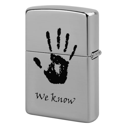 ライターケース ZIPPO/ジッポー兼用ケース 手形 英字 おもしろ ジッポライターカバー 互換性のある 軽量 おしゃれ 両面プリント メンズ レディース 贈り物