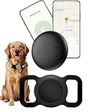 MaviyTxen Android GPS Tracker for Dogs Collar - Dog GPS Tracker Smart Pet Activity Tracker, No Subscription, Works with Google Find My App Bluetooth Finder Tag, Anti-Lost for Keys, Cats, Items