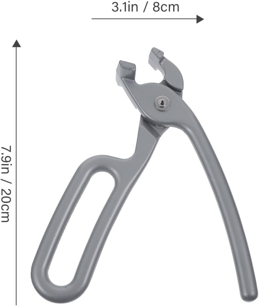 Cabilock Pot Clamp Bowl Clamp Pizza Pan Gripper with Anti-Slip Handle Oven Lifter for Hot Plates and Bowls Kitchen Tool 7.87X3.14X1.49 Inches