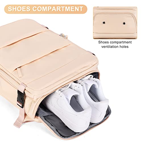 Image of coofay Carry On Backpack Flight Approved Personal Item Travel Backpack For Women Airline Approved Waterproof Sports Luggage Backpack Casual Daypack Small Hiking Backpack