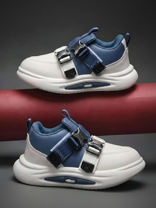 Image of Kids Stylish Casual Mid Top Sneaker and Trendy Shoes with Hook & Loop for Boys and Girls