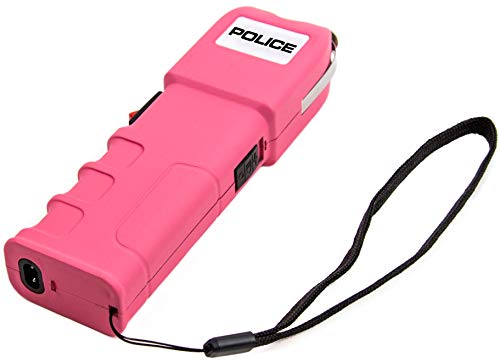 Police Stun Gun 928 - 59 Billion Heavy Duty Rechargeable With Led Flashlight, Pink #TOP4