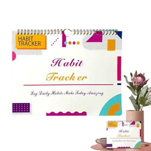 習慣トラッカー プランナー、日付なしの毎日の毎週のトラッカー ジャーナル - 書き込み可能な目標習慣追跡日付のない習慣トラッカー - 書き込み可能な目標が記載された毎日の習慣トラッカー ジャーナル 生産性と幸福度を向上させるための習慣追跡