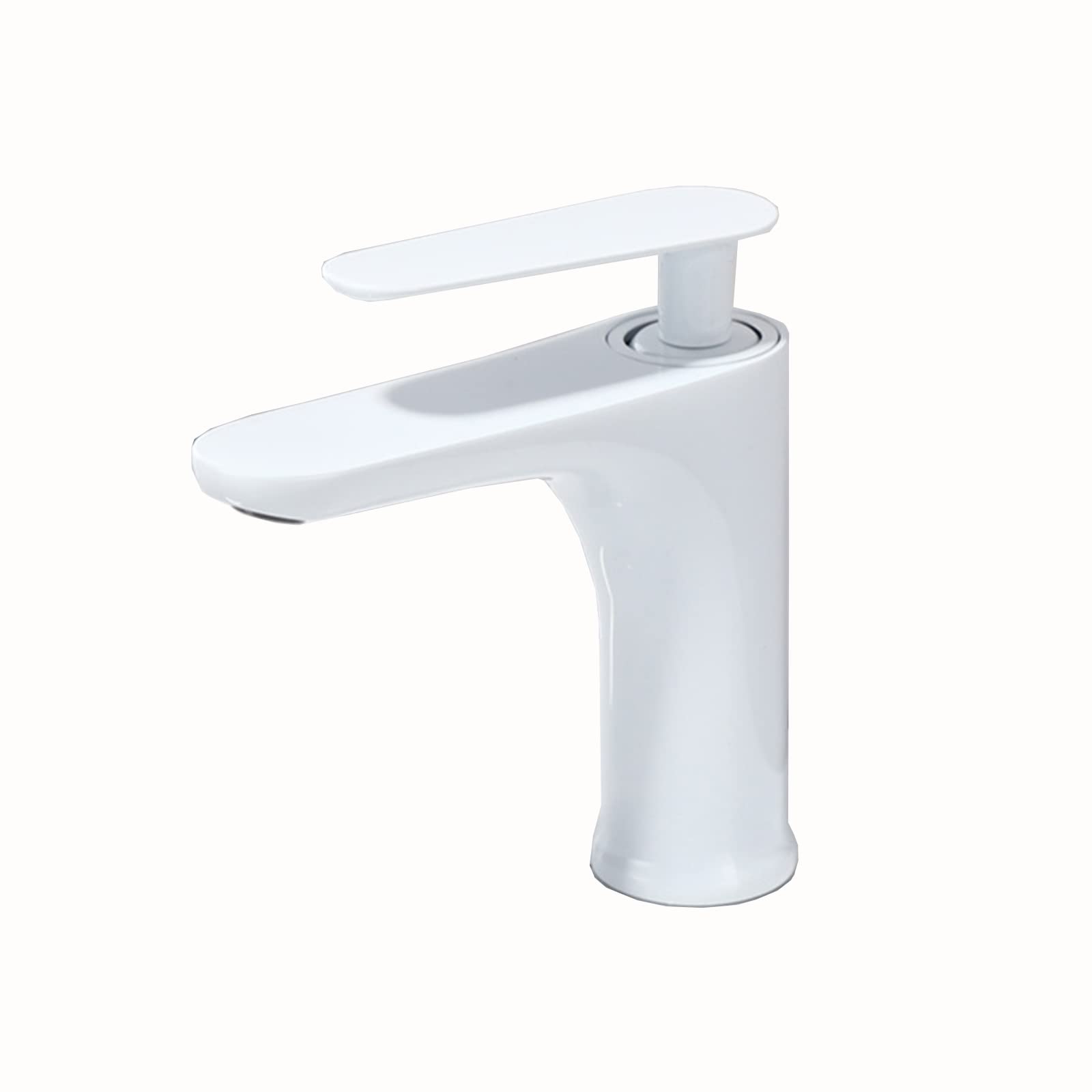 Robinet de salle de bain à un trou avec mitigeur fluide en laiton anticorrosion