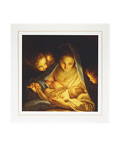 Carte de Noël religieuse Vierge Marie et Bébé Jésus Cover