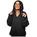 Qesulk Womens Puffer Jackets Lightweight Quilted Pullover Jacket Winter Warm Padded Hoodies Casual Down Jackets Coat Outwear Black