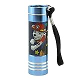 SRV Hub® Paw Patrol Taschenlampe, 9 LED-Taschenlampe mit Farben, LED-Taschenlampe für Kinder, mit TV-Charakteren für Jungen ab 3 Jahren, Blau