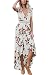 Yonala Women's Strapless Top Color Block Shirring Waist Maxi Long Chiffon Dress