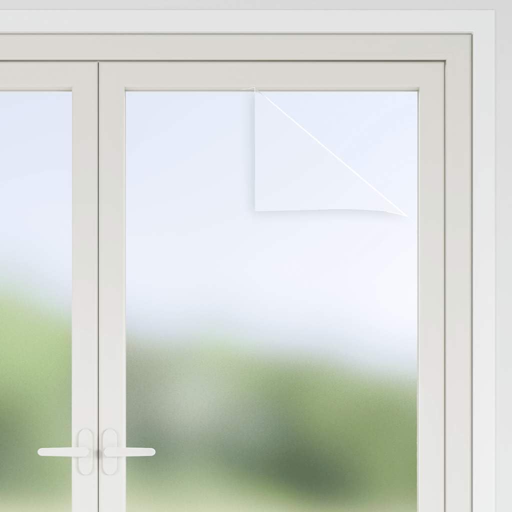 Fensterfolien Matt Grau PVC Wohnzimmer