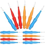 BELLIFFY 50 Stück Interdentalbürsten Kompakt Chemiefaser zur Schonenden Zahnzwischenraumreinigung für Familie und Reise Effektive Zahnpflege gegen Plaque und Karies Vielseitig Einsetzbar