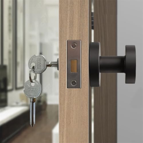 Verrou de porte intérieure invisible avec serrure encastrée durable