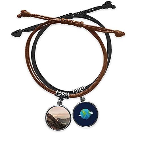 Pulsera de cuerda neblinas ajustable que no irrita la piel