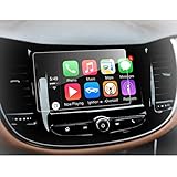 RUIYA TEMPERED GLASS Protector Compatible for 2017 2018 Trax MyLink 7-Inch In-Dash, HD Clear Car Navigation Screen Protective Film