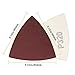 SPEEDWOX 30 Pcs Hook and Loop Triangle Sandpaper 320 Grit 80mm 3-1/8 Inches for Oscillating Multi Tool Detail Sander Sanding Discs Triangle Sanding Pads