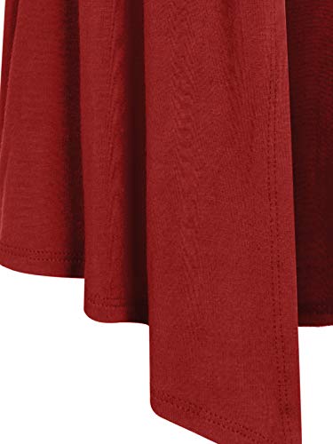 Image of MixMatchy Women's Lightweight Short Sleeve Draped Open Front Cardigan Vest