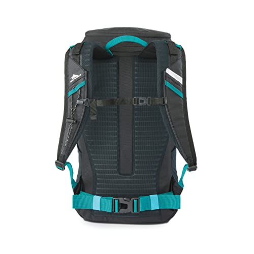 Image of High Sierra Pathway 2.0 Backpack with Hydration Storage Sleeve, for Hiking, Biking, Camping, Traveling, Black, 30L