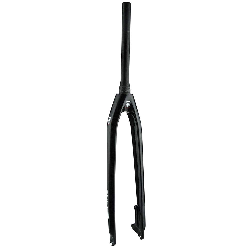 Forcella Rigida con Tubo affusolato per Mountain Bike MTB Forcella per Bicicletta in Fibra di Carbonio 3K 1-1/8 Parti per Ciclismo ultraleggere Freno a Disco