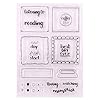 ECMQS Best Day Ever DIY Transparante postzegels, siliconen stempelset, Clear Stamps, Snijsjablonen, knutselwerk…