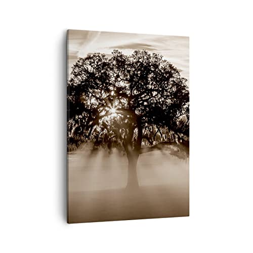 Tableau decoration murale 50x70cm deco cadre salon cuisine moderne impression sur toile arbre