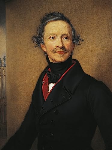 Peinture sur Toile Portrait de Louis Ier de Bavière SERENDIPITP Déco Chambre 60x90cm