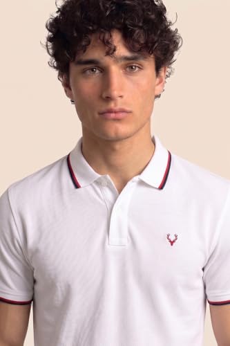 Buy Allen Solly Men’s Solid Polo T‑Shirt White - Image 7