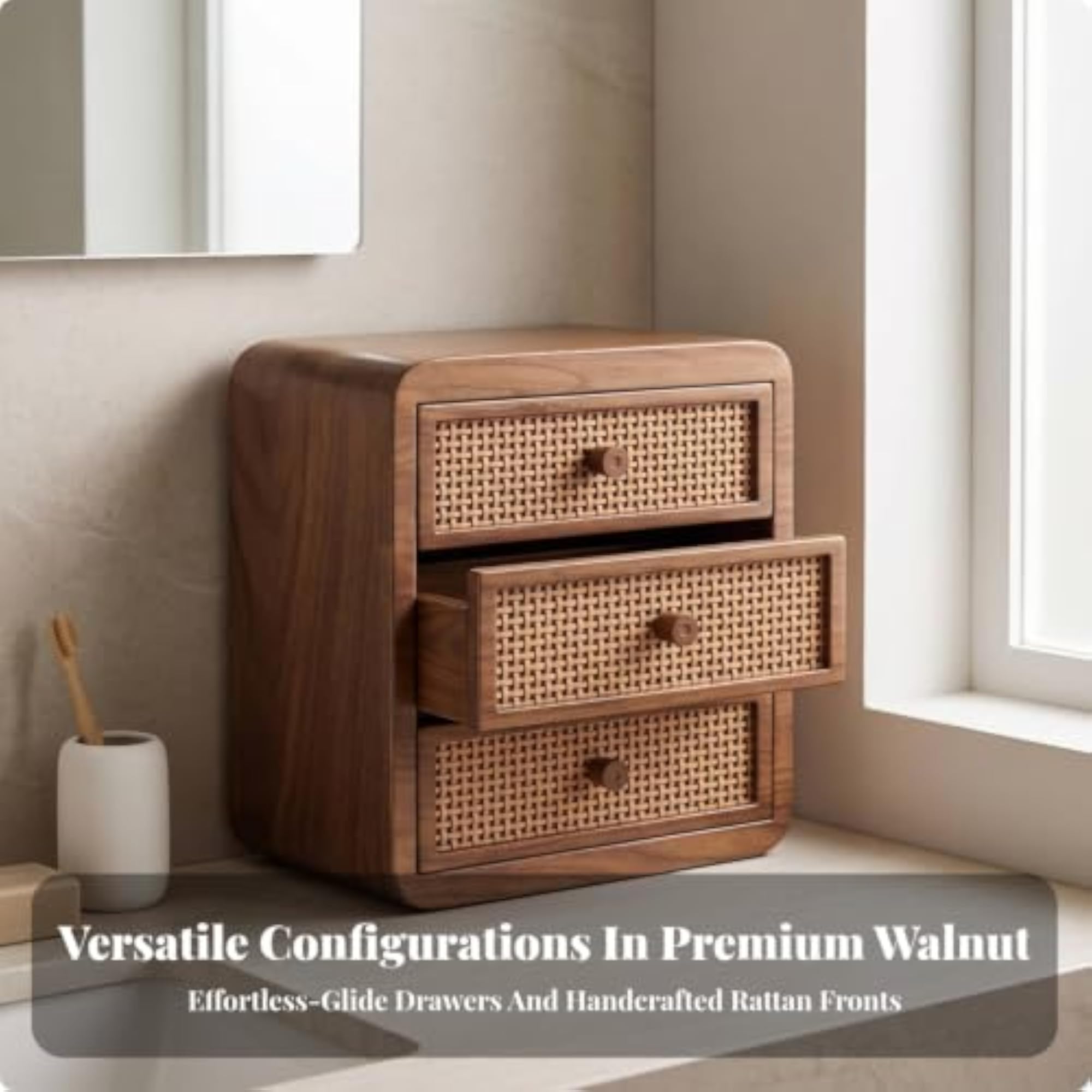 Large Capacity Makeup Organizer with Drawers, Space Saving Design