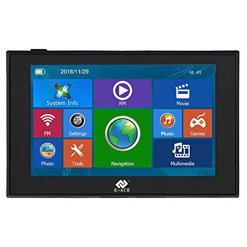 HighSound GPS Navigation for Car, 5 inches 8GB Lifetime Map Update Spoken Turn-to-Turn