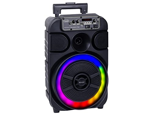 Trevi XFest XF 460 KB Altoparlante Amplificato 40W, Cassa Wireless Portatile con Microfono Incluso per Karaoke, Presa USB, Micro SD, AUX-IN, TWS, Batteria Integrata - 3