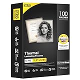 KTRIO 5 Mil Laminating Sheets, Hold 11 x 17 Inches Sheet, 100 Pack Thermal Laminating Pouches, 11.5 x 17.5” Laminate Sheets for Laminator, Clear Lamination Sheet Paper, Office School Home Supplies