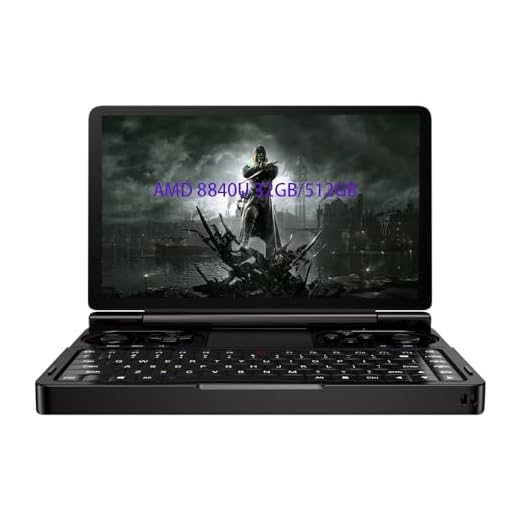 GPD WIN Mini 2024 Handheld Game Console, 7" Touchscreen Gaming PC Mini Laptop Gamepad UMPC Win11 [AMD Ryzen 7 8840U 32GB RAM/512GB M.2 NVMe SSD]