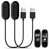 CAVN Cargador Compatible con Xiaomi Mi Band 4, 2 Pack Cable de carga USB Cargador Adaptador compatible con Xiaomi Mi Band 4