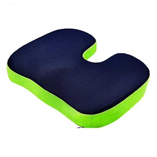 Bekväm kudde, hem, utomhus, köksstol kudde för kontorsstol, kudde för smärta i svanskotan, U-formad ergonomisk ischias kudde för sittande, hudvänlig och bekväm skrivbordsstolskudde, Mac