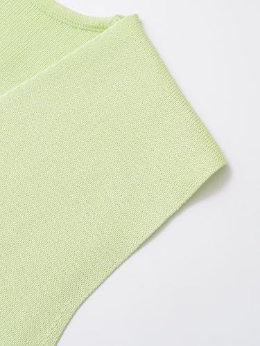 Women's Minimalist Chic Plain Knit Waistcoat Top, Classic Sleeveless V-Neck Button Front Vest4