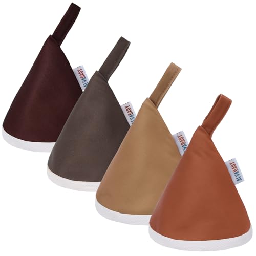 Image of ALVABABY 4 Pcs Baby Boy Pee Covers, 3.5 * 4 In,Strong Water Absorption Pee Shield for Newborn Boy, 4-Layer Reusable Pee Cap, Diaper Changing Accessory for Baby Gift