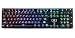 Granvela MechanicalEagle Z-88 104 Keys Mechanical Gaming Keyboard with 9-Mode RGB Backlit and Blue Switches,DIY-Replaceable Switches - Black