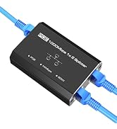 Amazon.co.jp: PoE ハブ LAN ハブ 1入力2出力 スイッチングハブ LAN