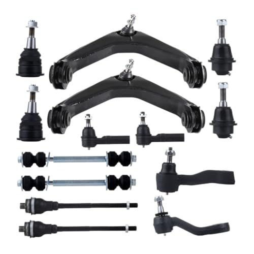 Tie Rod Control Arm Kit for Hummer H2 2003-2009 - Zinc Coated Alloy Steel Components with ES3488 1549881 Hardware OE