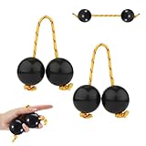 African Percussion Balls, Asalato Instrument, Handcrafted Rhythmic Kashaka Instrument, Single Hand Balls for Music, Rhythm, Drumming, Dance, Traditional African Instruments (2PCS-B)