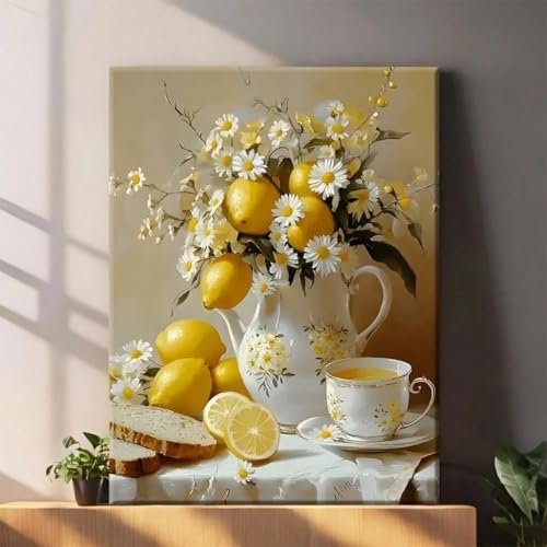 Tableau sur toile sans cadre pour illuminer un salon sombre au style rétro