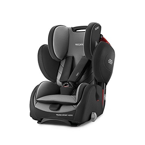 RECARO Siège Auto Groupe 1/2/3 Young Sport Hero Carbon Noir