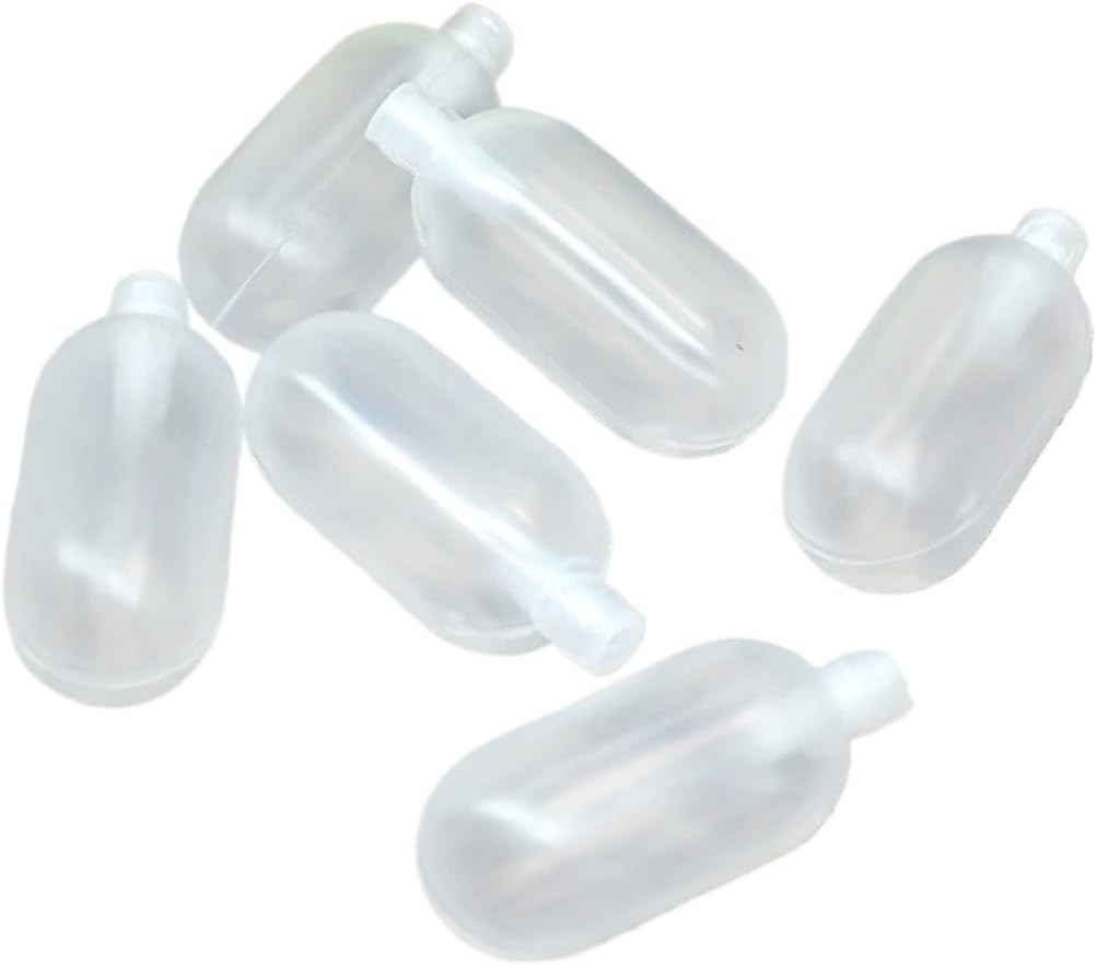 Versatile 50Pcs Squeakers Repair Parts Pet Puppy Noise Generator Plug-in Cylindrical Replacement 20 * 40mm Plastic