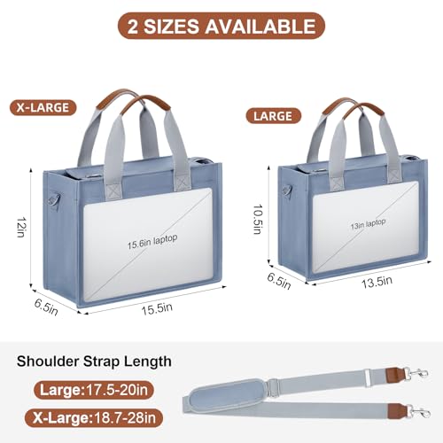 KKXIU Large Canvas Tote Bag for Women with Zipper and Compartments Crossbody Work Bible Messenger Purse Bag With Pockets2