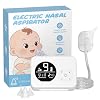 Nasal Aspirator for Baby, Nose Sucker with 9 Suction Levels, Electric Snot Sucker, 3 Levels Night Light & Nursery Rhyme Soothing Function, Food-Grade Silicone Tips