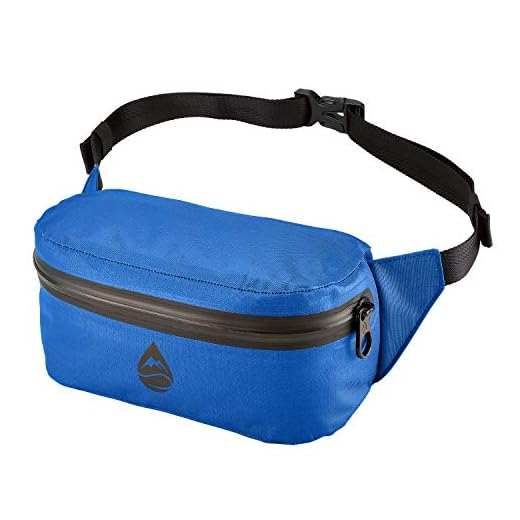 Skog Å Kust FannySåk Airtight & Waterproof Floating Waist Bag | for Kayaking, Rafting, Boating, Swimming, Camping, Hiking, Beach, Fishing | Blue